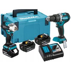 Σετ ηλεκτρικών εργαλείων Makita MAKITA.ZES.COMBO 18V (DHP484+DTW300) 3x5,0Ah DLX2359TJ1