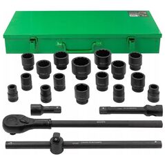 Σετ κλειδιών κρούσης ROCKFORCE / WMC ROCKFORCE 21τμχ. 3/4" 12γων. 17-50mm