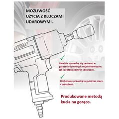 Σετ κλειδιών κρούσης ROCKFORCE / WMC ROCKFORCE 21τμχ. 3/4" 12γων. 17-50mm