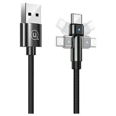 Καλώδιο USB Usams USB-A - USB-C 1 m Μαύρο (US-SJ477)