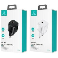 Φορτιστής Usams T36 mini 1x USB-C 3 A (XFKXLOGTL01)