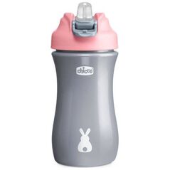 Chicco 144808 ΜΠΟΥΚΑΛΙ ΜΕ ΜΑΛΑΚΟ ΣΤΟΜΙΟ 350ML 2L ΚΟΡΙΤΣΙ