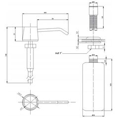 Διανομέας σαπουνιού Invena ΔΟΧΕΙΟ ΓΙΑ ΥΓΡΟ ΠΛΥΣΙΜΑΤΟΣ ΠΙΑΤΩΝ Ή ΣΑΠΟΥΝΙ, ΧΡΩΜΑ ΧΡΩΜΙΟ