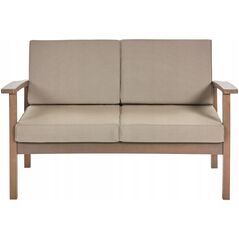 Σετ καναπέ Beliani για 4 άτομα Ξύλο Ακακίας Σκούρο ξύλο MANILA Lumarko! 13504556 4255664826046