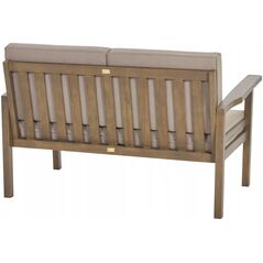 Σετ καναπέ Beliani για 4 άτομα Ξύλο Ακακίας Σκούρο ξύλο MANILA Lumarko! 13504556 4255664826046