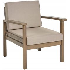 Σετ καναπέ Beliani για 4 άτομα Ξύλο Ακακίας Σκούρο ξύλο MANILA Lumarko! 13504556 4255664826046