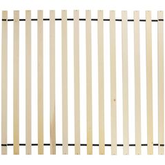 Łóżko Drewno CHAMPAGNAT 160 x 200 cm Jasnobrązowy