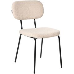 Zestaw 2 krzeseł ADAIR Boucle Beżowy