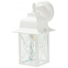 Απλίκα Beliani Εξωτερικό λευκό φωτιστικό τοίχου FINDON Lumarko!