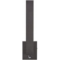 Φωτιστικό τοίχου Beliani Εξωτερικό φωτιστικό LED με αισθητήρα κίνησης μαύρο TUMMEL Lumarko!