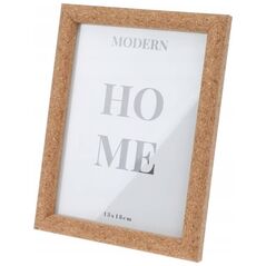 Κορνίζα Home Styling Collection Κορνίζα για φωτογραφίες, φελλός, 14,5 x 1,8 x 19,5 εκ.