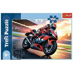 Παζλ 100 τεμ Trefl Γρήγορη Μοτοσικλέτα PUD12