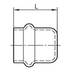 Conex Χάλκινο καπάκι B Press 28mm (P530102800000)