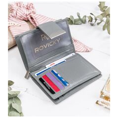 4U Cavaldi Γυναικείο δερμάτινο πορτοφόλι RFID κράμα Cavaldi κάθετο κούμπωμα 8531369 5903051027109