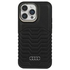 Audi Audi Synthetic Leather MagSafe iPhone 14 Pro Max 6.7" czarny/black hardcase AU-TPUPCMIP14PM-GT/D3-BK
