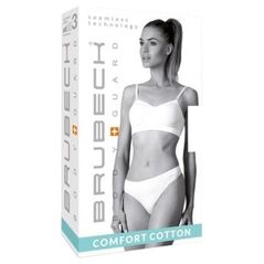 Brubeck Σουτιέν Comfort Cotton μαύρο μ. 75C (BR00012A)