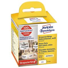 Avery Zweckform ΕΤΙΚΕΤΕΣ ZF HEAVY DUTY ΣΕ ΡΟΛΟ 25X54 MM 160 ΕΤΙΚΕΤΕΣ, ΛΕΥΚΕΣ
