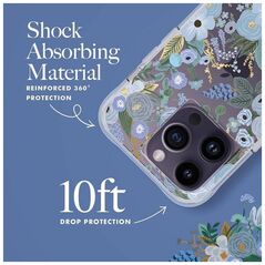 Διαφανής Θήκη Rifle Paper - Etui iPhone 14 Pro (Garden Party Blue)