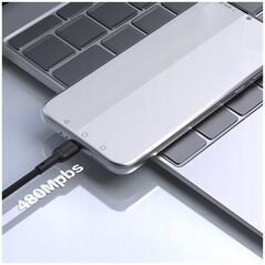Καλώδιο Dudao L9T 5A USB-A - USB-C 1m - μαύρο