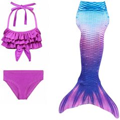 Κοστούμι Γοργόνας Μαγιό MASTER 130 cm Ροζ