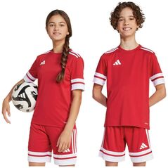 Koszulka dla dzieci adidas Squadra 25 czerwona JJ0051 140cm