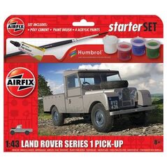 Airfix Land Rover Pick-Up σετ με χρώματα