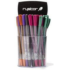 Rystor Τζελ στυλό RYSTOR GZ-031 φλουό ροζ