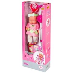 Κούκλα Julka 30cm σε καροτσάκι