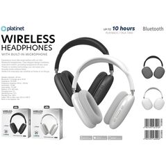 ΑΚΟΥΣΤΙΚΑ PLATINET ΑΣΥΡΜΑΤΑ BLUETOOTH SLIM STYLE ΑΣΗΜΙ-ΛΕΥΚΟ [46099]