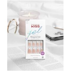 KISS Τεχνητά Νύχια Gel Fantasy Magnetic - North Coast (μέγεθος M) 1συσκ.(28τμχ)
