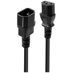 Καλώδιο τροφοδοσίας Lindy Cable Lindy C14 to C13 Power Cord Extension 0,5m