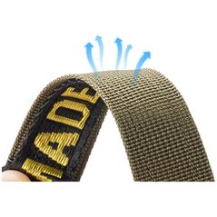 Dux Ducis Dux Ducis Strap (Outdoor Version) λουράκι Apple Watch Ultra, SE, 8, 7, 6, 5, 4, 3, 2, 1 (49, 45, 44, 42 mm) νάιλον ζώνη βραχιόλι κίτρινο-πράσινο