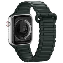 Dux Ducis Dux Ducis Strap (Armor Version) λουράκι Apple Watch Ultra, SE, 8, 7, 6, 5, 4, 3, 2, 1 (49, 45, 44, 42 mm) σιλικονούχο μαγνητικό βραχιόλι πράσινο