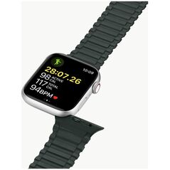 Dux Ducis Dux Ducis Strap (Armor Version) λουράκι Apple Watch Ultra, SE, 8, 7, 6, 5, 4, 3, 2, 1 (49, 45, 44, 42 mm) σιλικονούχο μαγνητικό βραχιόλι πράσινο