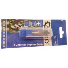 Geko Λίμα-φρέζα για μέταλλο από καρβίδιο βολφραμίου 12x32mm άξονας 6mm (200)