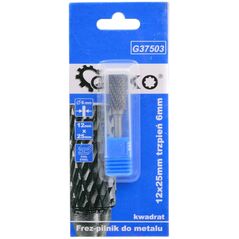 Geko Λίμα φρέζας για μέταλλο από καρβίδιο βολφραμίου 12x25mm άξονας 6mm (τετράγωνο) (200)