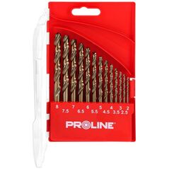 Τρυπάνι Pro-Line DRILLS FOR METAL HSSCO DIN338 GRANDING 13PCS (1,5-6,5MM) PROLINE