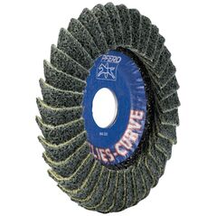 Felt grinding disc PFERD Curve PVL-R 125 A 240 F
