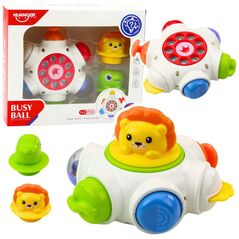 Διαδραστικό Παιχνίδι για Μικρά Παιδιά UFO με Λιοντάρι και Κροκόδειλο