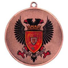 Victoria Sport Μετάλλιο ποδόσφαιρο με έγχρωμη εκτύπωση LuxorJet