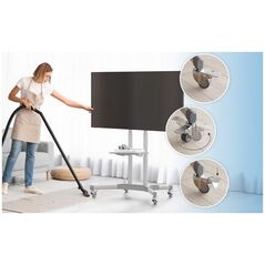 ΦΟΡΗΤΗ ΒΑΣΗ ΤΗΛΕΟΡΑΣΗΣ/32-65"/ΛΕΥΚΟ TS1351-W ONKRON TS1351-W (4262392440666)