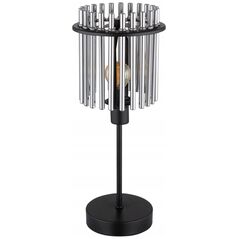Φωτιστικό επιτραπέζιο GLOBO GORLEY, 1xE14, 40W, 230V, καλώδιο 1.5m, μέταλλο, μαύρο, o15x37.5cm