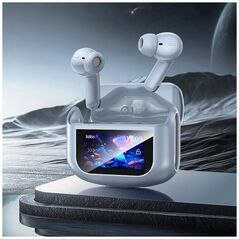 Ασύρματα ακουστικά HOCO με οθόνη αφής TWS ANC ENC EQ21 μπλε