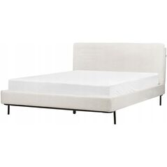 Κρεβάτι boucle 160 x 200 cm λευκό CORIO Lumarko!