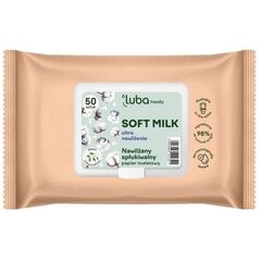 LUBA_Family Soft Milk ενυδατωμένο χαρτί υγείας 50τμχ