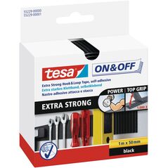 Tesa tesa ON&OFF Extra Strong ταινία αυτοκόλλητη 1mx50mm μαύρη