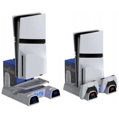 Βάση ψύξης και φόρτισης YAXO ARCTIC BREEZE NE για PS5/PS5 Slim/PS5 Pro Alpine White