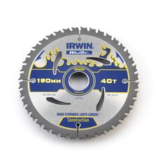 Irwin Πριόνι δίσκου WeldTec 190x30x2,4mm 40z. (1897384)