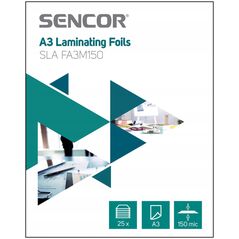 Sencor Φύλλο για πλαστικοποίηση A3 25 τεμ. Sencor SLA FA3M150