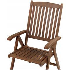 Σετ κήπου Beliani από ξύλο ακακίας με τραπέζι και 6 καρέκλες σκούρο AMANTEA Lumarko!